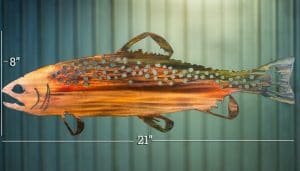 Trout Fish Metal Art